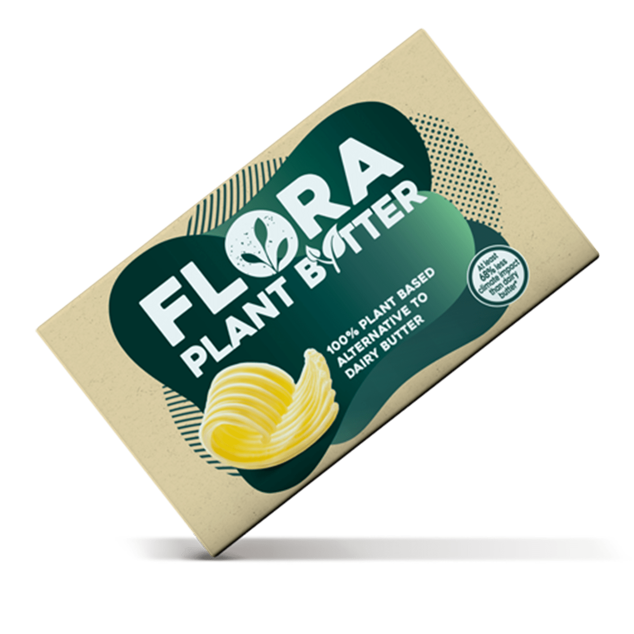 Flora Plant, unsalted, 250g, block packaging