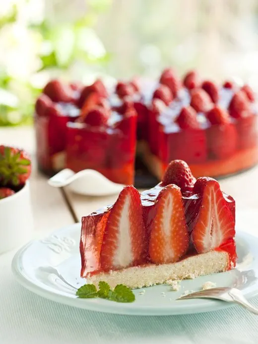 recipe image Erdbeerkuchen - Vegan