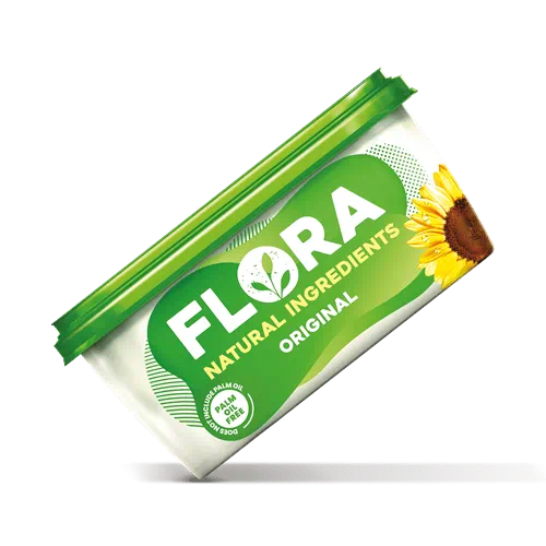 Flora Plant, unsalted, 250g, block packaging