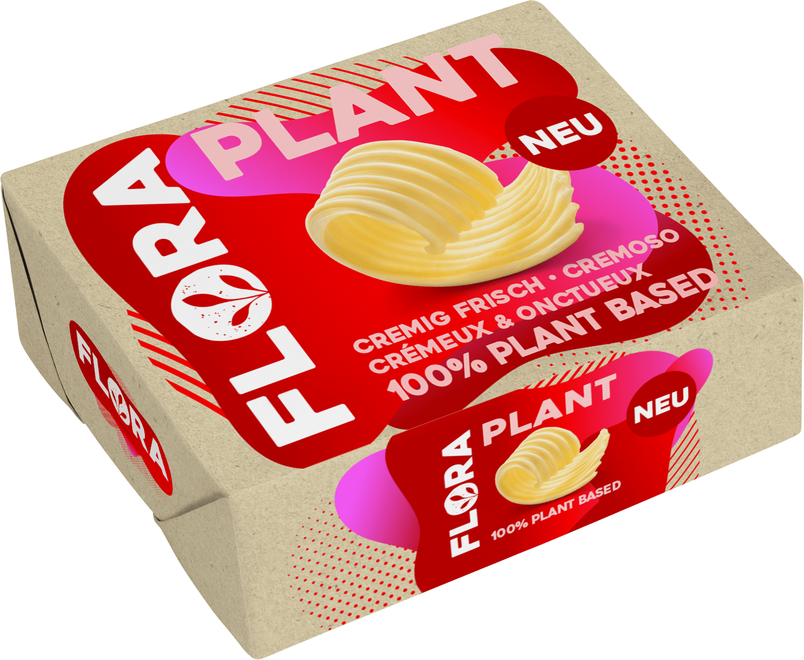 柔らかい Flora Buttery 保存容器・ケース