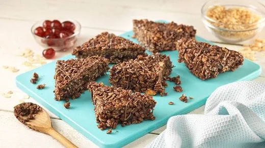 recipe image Crispy Chocolate Refrigerator Cakes
