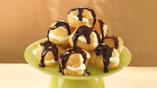 recipe image Profiteroles with Chocolate Orange Sauce