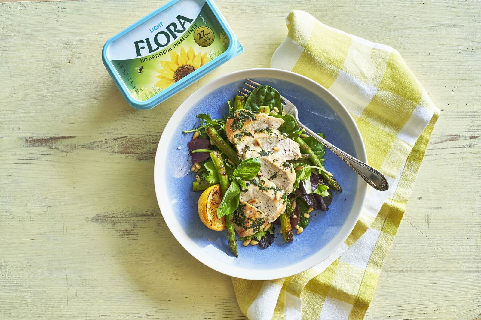recipe image Warm Chicken Salad with Basil Melt