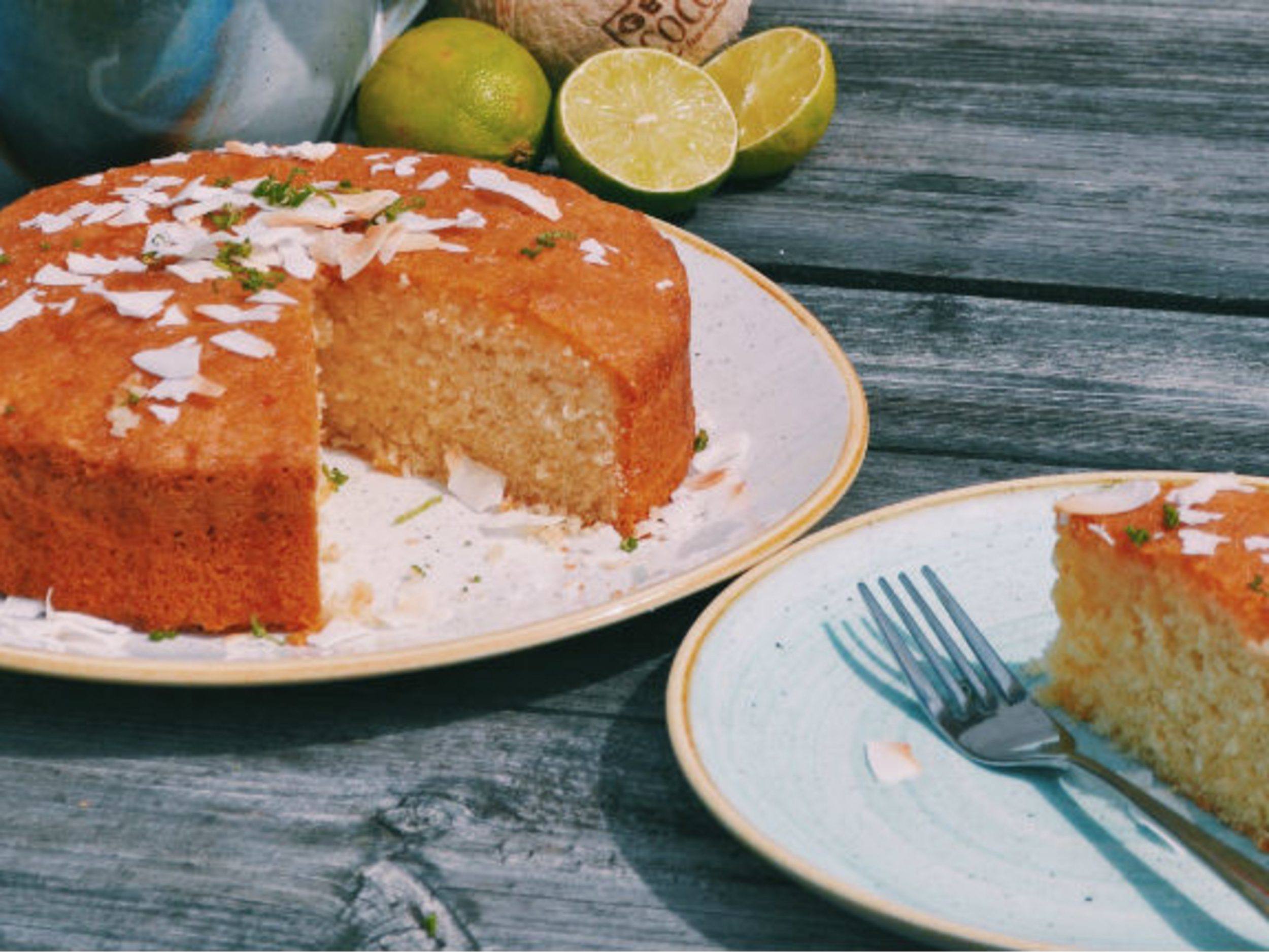 recipe image Coconut Lime Drizzle Cake