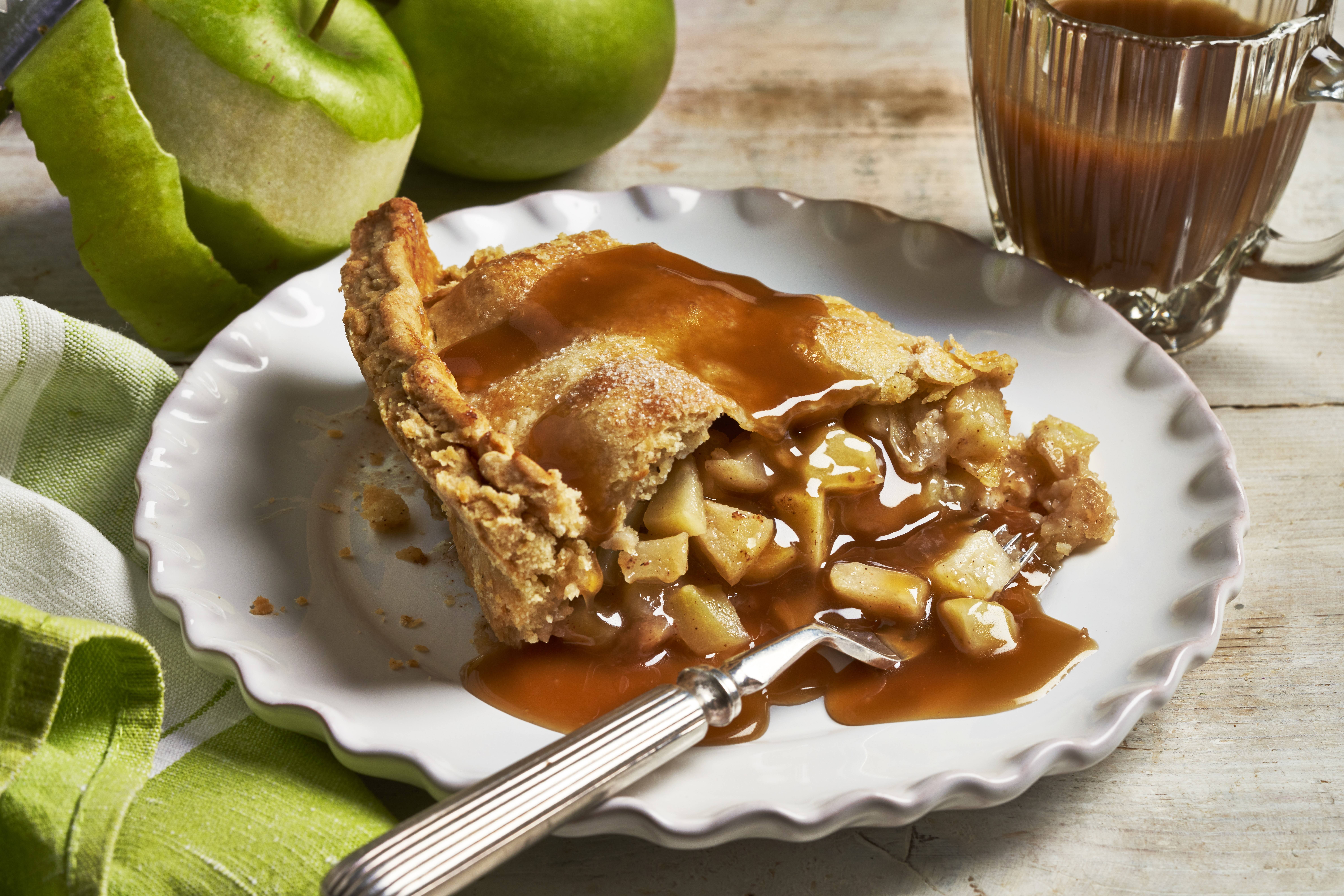 recipe image Vegan Salted Caramel Apple Pie