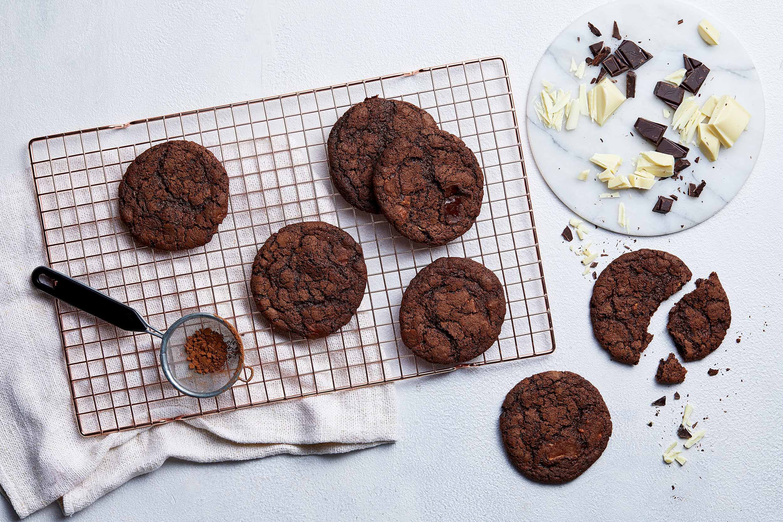 Dairy Free Chewy Triple Chocolate Cookies Dairy Free Chewy Triple Chocolate Cookies