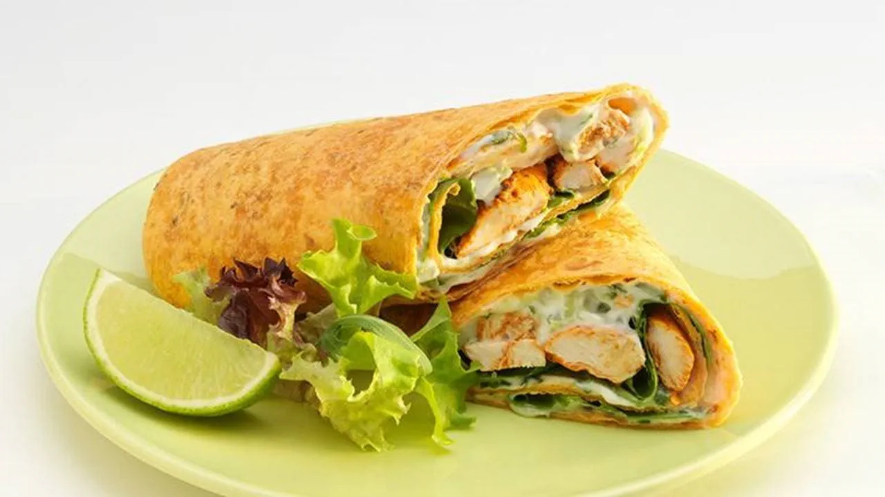 tikka wrap oppskrift