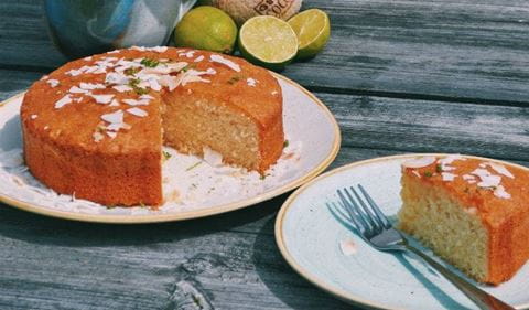 recipe image Coconut Lime Drizzle Cake