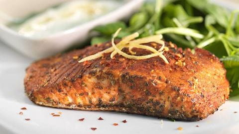 recipe image Pan-fried Paprika Chilli Salmon
