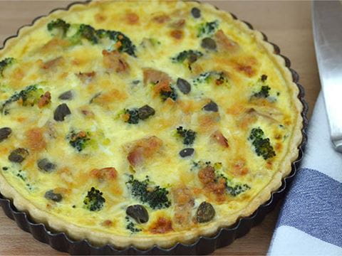 recipe image Quick and Easy Tuna Quiche with Broccoli