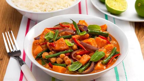 recipe image Vegan Thai Vegetable Red Curry