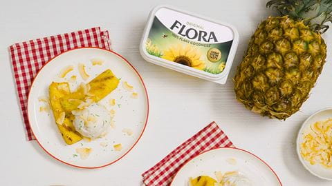 recipe image BBQ glazed pineapple