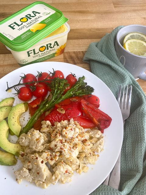 recipe image Scrambled eggs with vegetables