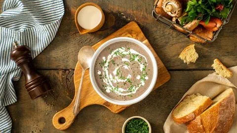 recipe image Mushroom Soup with Flora COPY