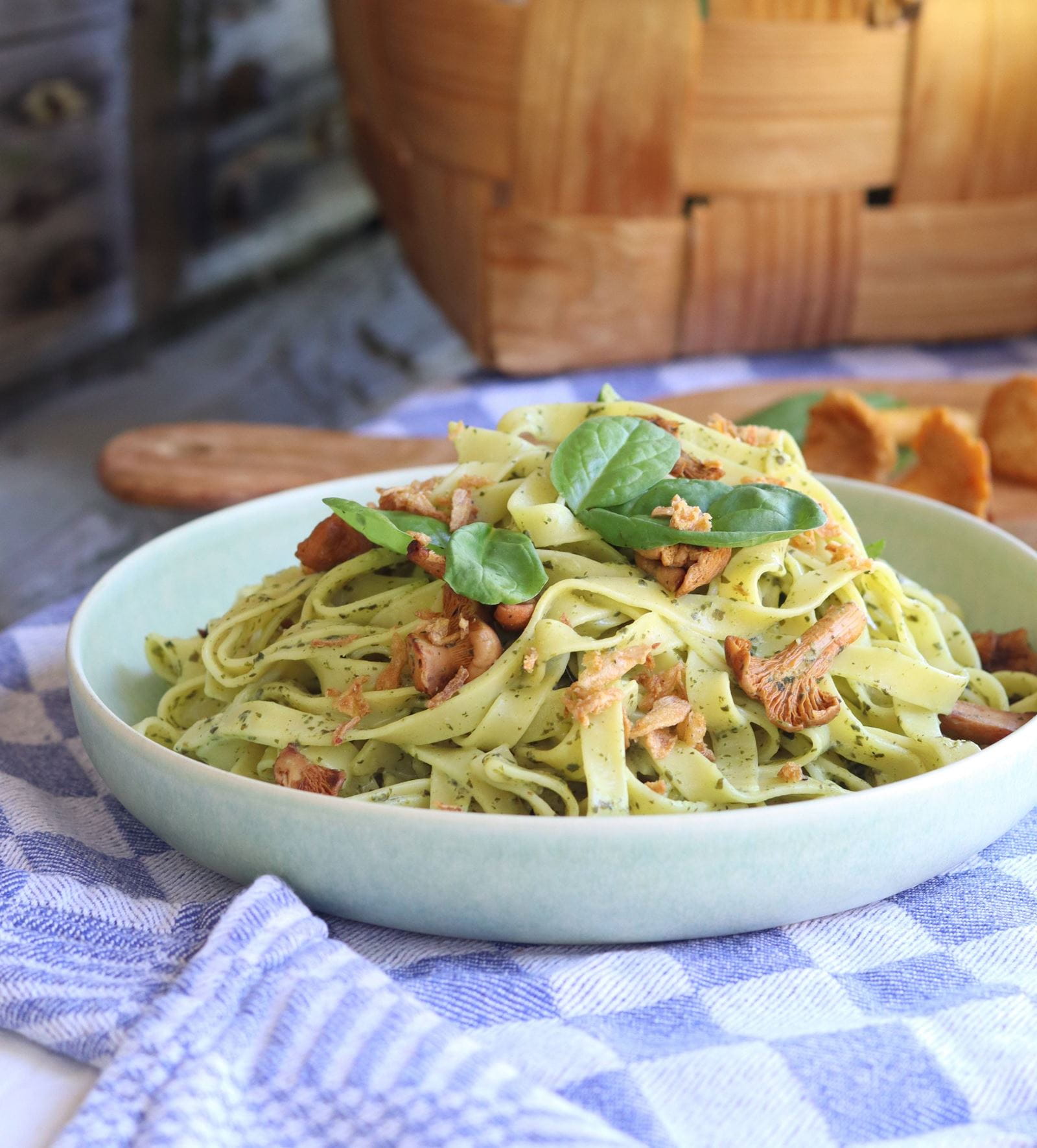 recipe image KANTARELLI-PINAATTIPASTA