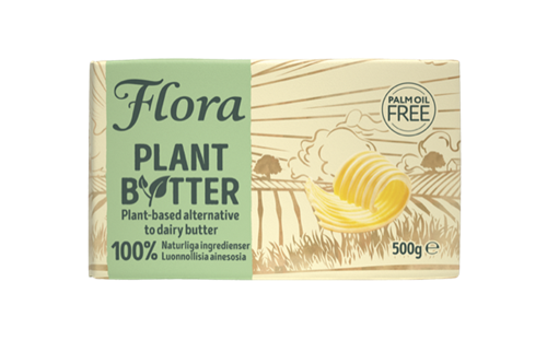 Flora plant b+tter 500g pakkaus