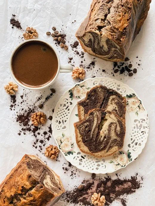 recipe image Gâteau marbré