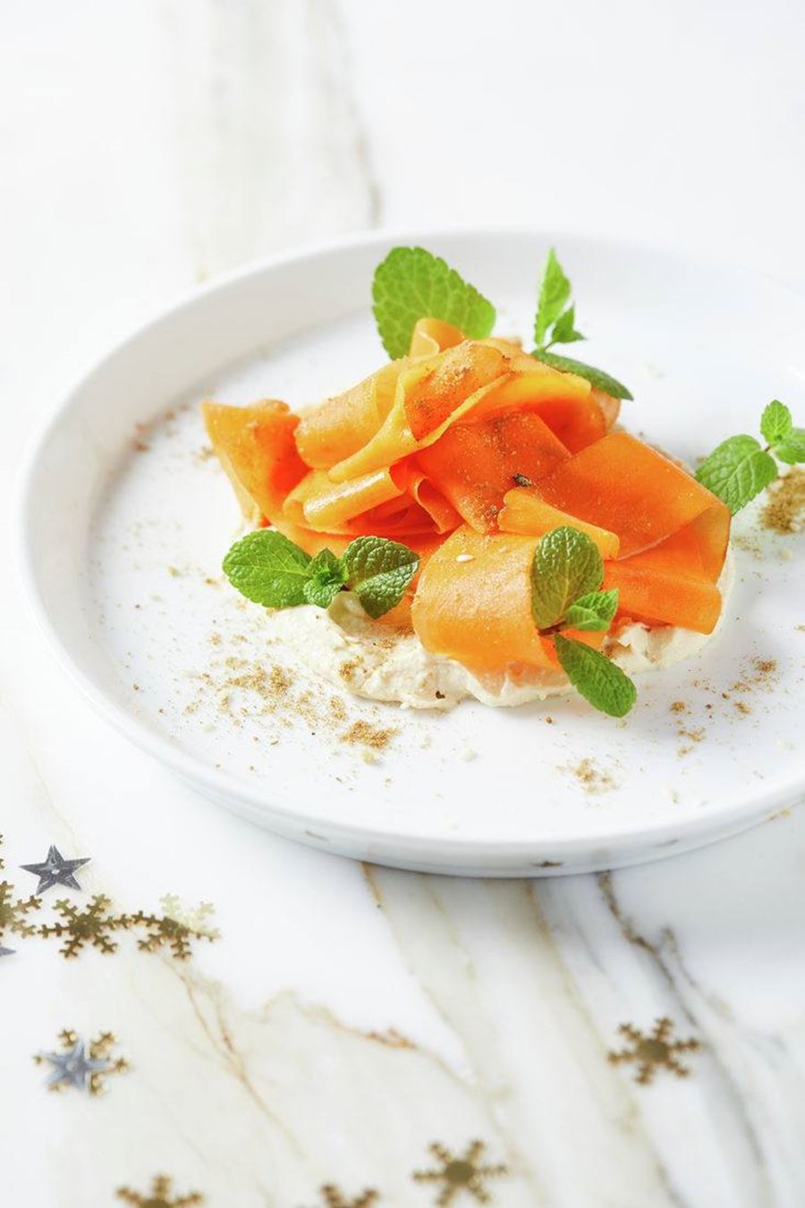 recipe image Salade met wortellinten en dukkah