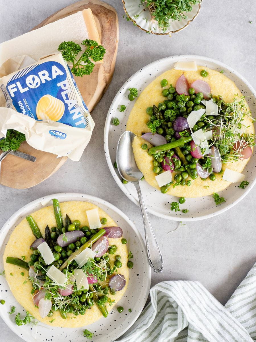 recipe image Polenta met gesmoorde groenten van Gewoon Hanne
