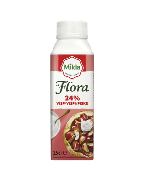 Flora Milda 24% mat och visp
