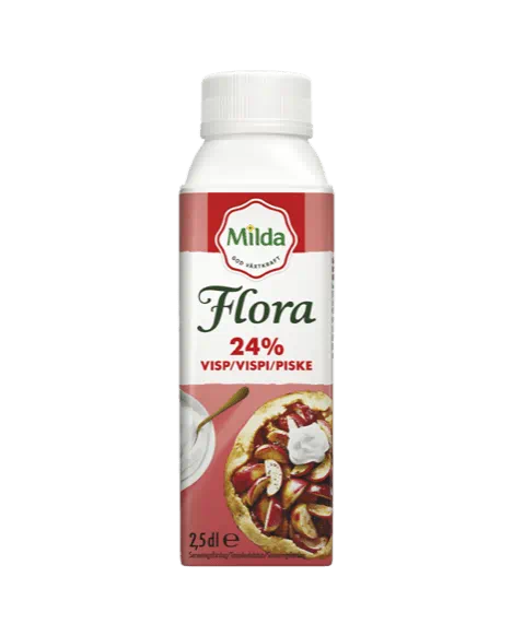 Flora Milda 24% mat och visp